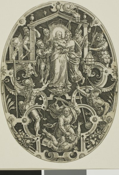 Traición a Cristo, de La Pasión de Cristo de Jan Sadeler I