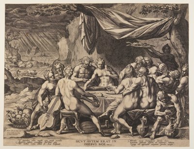 La humanidad antes del diluvio de Jan Sadeler I