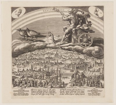 Mercurio, de Los Siete Planetas de Jan Sadeler I