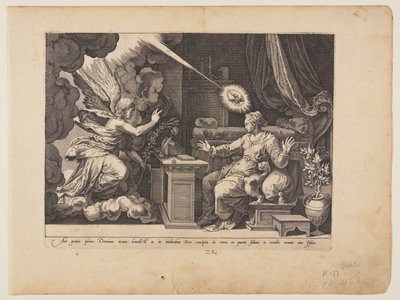 La Anunciación de Jan Sadeler I