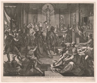 El carnaval (o el hijo pródigo) de Jan Sadeler I