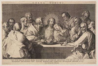 La Última Cena de Jan Sadeler I