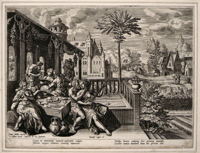 Génesis capítulo 6, versículo 9, c.1600 de Jan Sadler