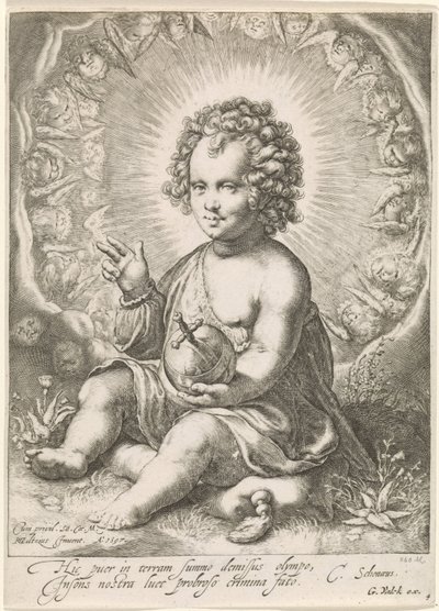 Antes de Christuskind como Salvatore de Jan Saenredam (attributed to)