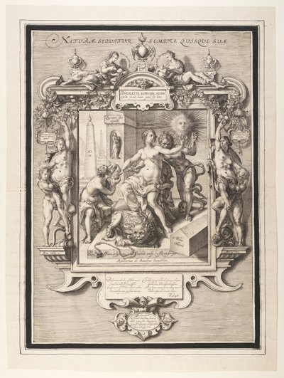 Alegoría de la naturaleza humana de Jan Saenredam