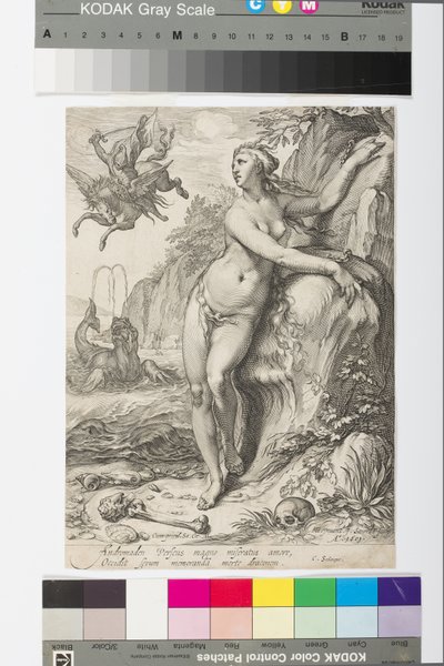 Andrómeda, c.1609 de Jan Saenredam