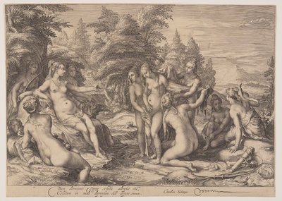 Diana y Calisto de Jan Saenredam