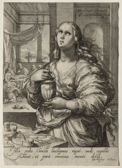 Heroínas del Nuevo Testamento: María Magdalena de Jan Saenredam