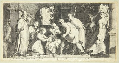 La adoración de los pastores de Jan Saenredam