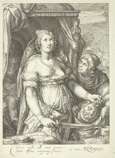 Judith con la Cabeza de Holofernes de Jan Saenredam