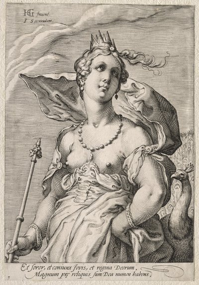 Juno, c. 1595 de Jan Saenredam