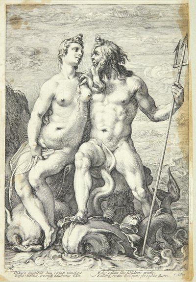 Neptuno y Anfitrite de Jan Saenredam