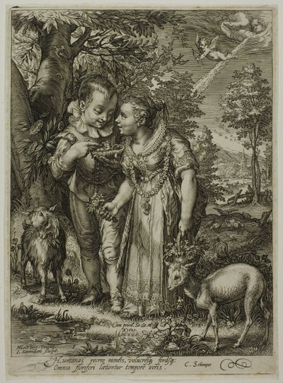 Primavera, de Las Cuatro Estaciones de Jan Saenredam