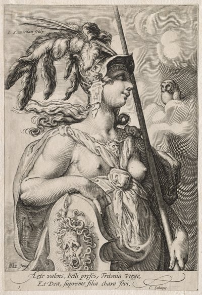 Three Goddesses de Jan Saenredam