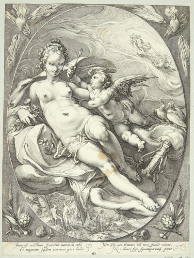 Venus y Cupido de Jan Saenredam