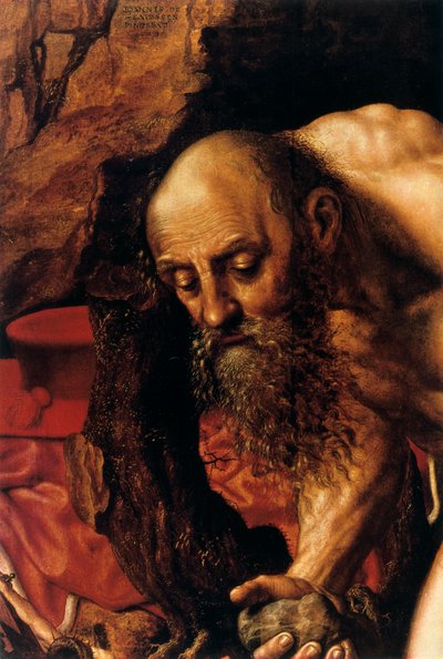 San Jerónimo (detalle), 1543 de Jan Sanders van Hemessen