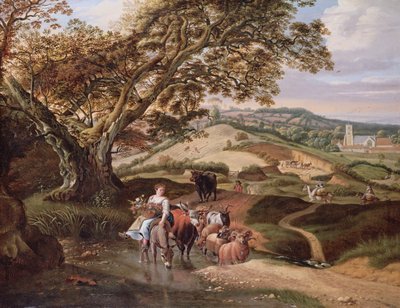 Un paisaje pastoral de Jan Siberechts