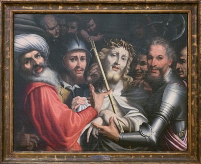 Cristo mostrado al pueblo (óleo sobre lienzo) de Jan Soens