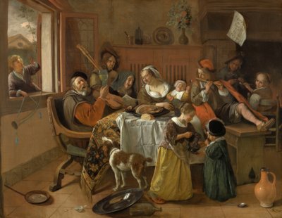 La familia feliz de Jan Havickszoon Steen