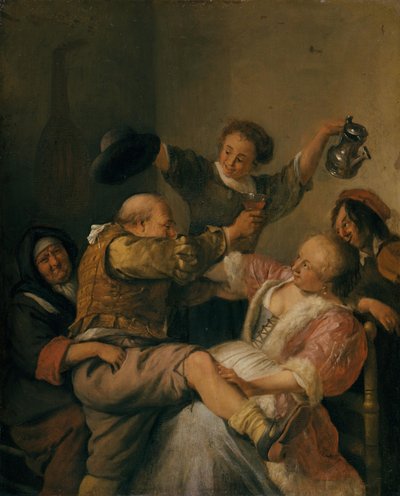 Lockere Gesellschaft de Jan Steen