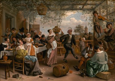La Pareja Bailando de Jan Steen