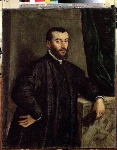 Retrato de André Vesale (Andreas Vesalius) (1514-1564), anatomista y médico de Carlos V de Jan Stephen Calcar