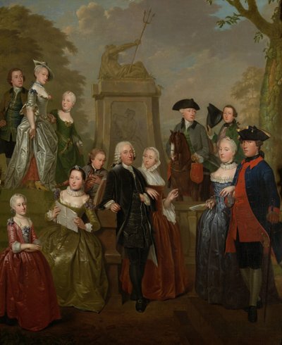 Retrato de Theodorus Bisdom van Vliet y su familia
Retrato de Theodorus Bisdom van Vliet y su familia de Jan Stolker