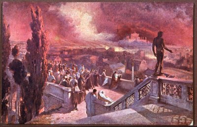 Incendie de Rome, Gran incendio de Roma (postal) de Jan Styka