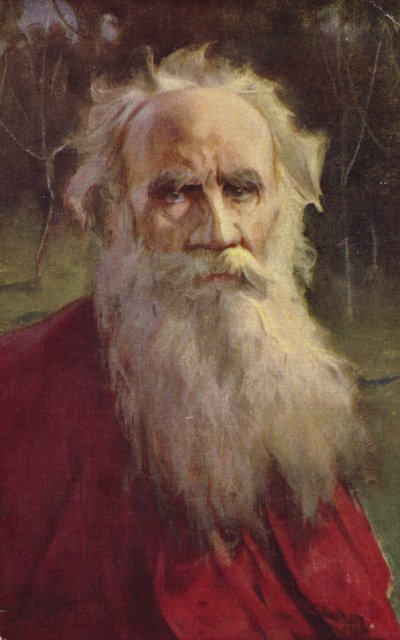 Leo Tolstoy, novelista ruso de Jan Styka
