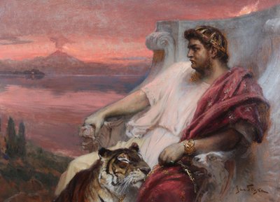 Nerón en Baiae, por Styka, Jan de Jan Styka