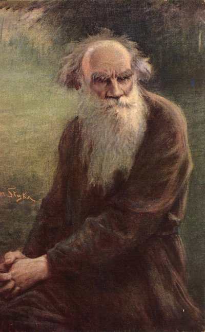 Retrato del autor León N. Tolstoy de Jan Styka