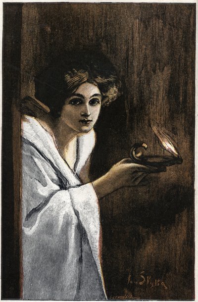 Ilustración de JAN STYKA (1858-1925) para la novela “Quo Vadis” de Henryk Sienkiewicz. de Jan Styka