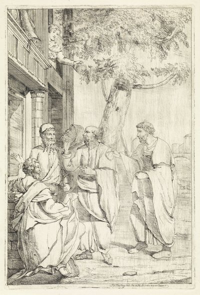 Sócrates en Xantippe de Jan Tersteeg