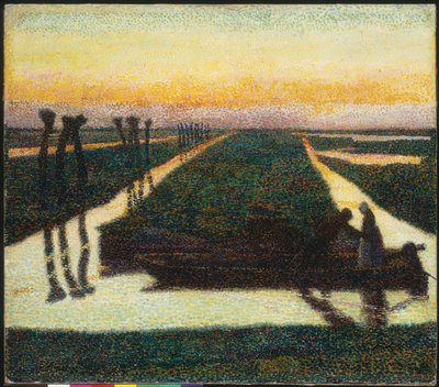 Broek In Waterland (óleo sobre lienzo) de Jan Toorop