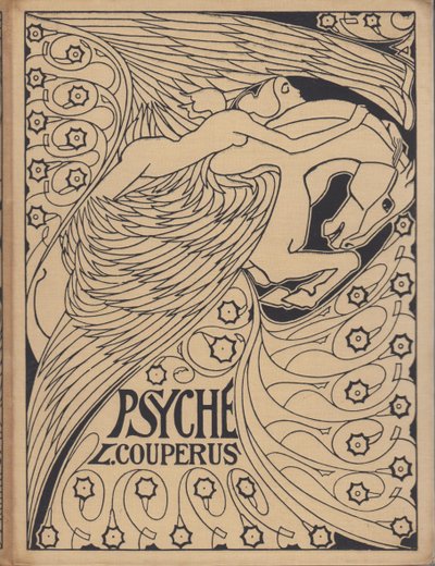 Diseño de portada de Psique por Louis Couperus, 1898 de Jan Toorop