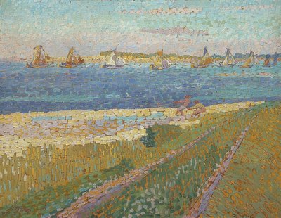 Barcos de pesca en Veere. 1907 de Jan Toorop