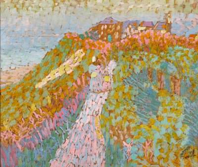 Las dunas en Domburg, 1908 de Jan Toorop