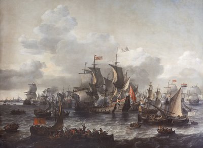 La batalla del Zuider Zee, 1573 de Jan Theunisz. Blanckerhoff