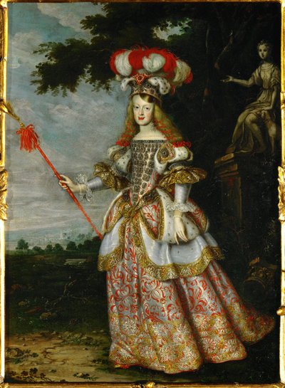 Margarita Teresa, Infanta de España, en traje de teatro (cobre) de Jan Thomas