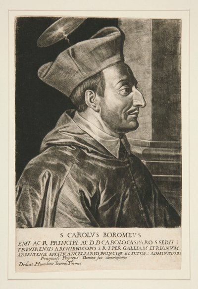 Retrato de San Carlos Borromeo de Jan Thomas