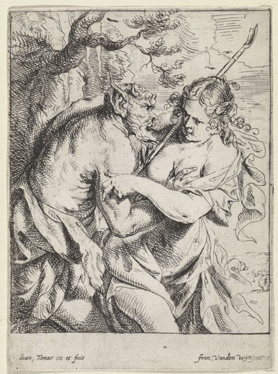 Sátiro y pastora de Jan Thomas
