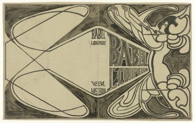 Diseño de encuadernación para: Louis Couperus, Babel, 1901 de Jan Toorop