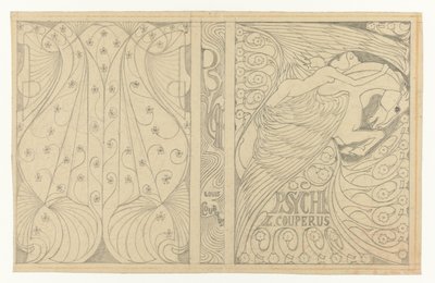 Diseño de la portada de Psique de Louis Couperus
Diseño de encuadernación para: Louis Couperus, Psique, 1898 de Jan Toorop