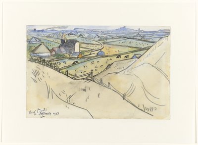 Vista desde las dunas de Koog en Texel de Jan Toorop