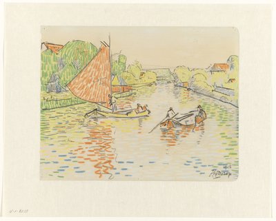 Canal cerca de Veere de Jan Toorop