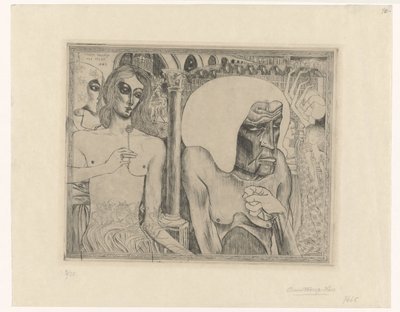 Mujer mayor rodeada de mujeres jóvenes
Juventud y vejez de las mujeres (título original) de Jan Toorop