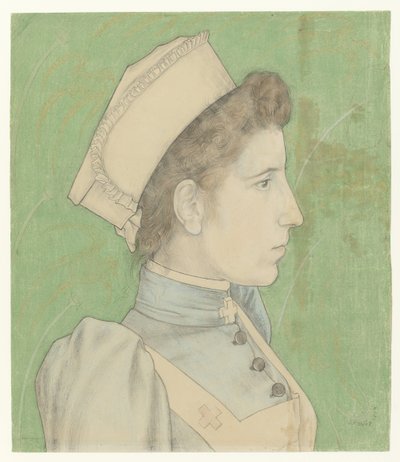 Retrato de la enfermera Nelly
Retrato de Nelly Goudkade de Jan Toorop