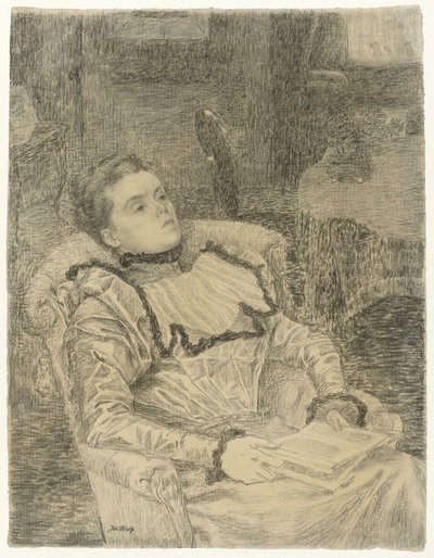 Retrato de Annie Toorop de Jan Toorop