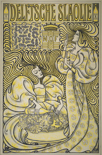 Cartel de aceite de ensalada Delft de Jan Toorop