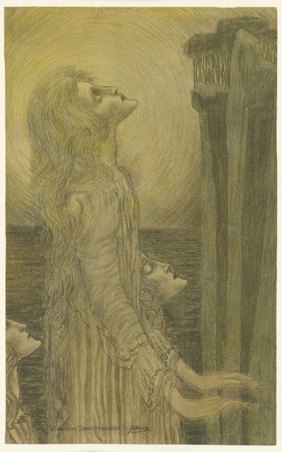 Boceto de Panis Angelicus de Jan Toorop